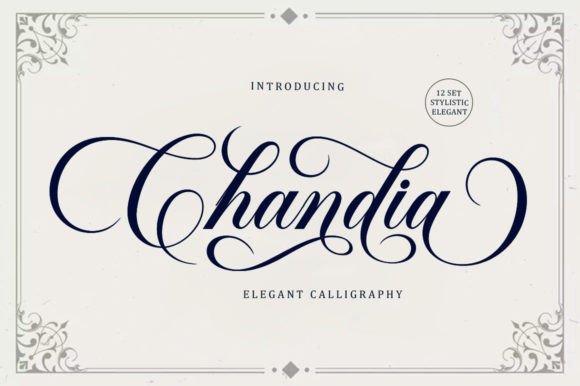 Chandia Font Poster 1