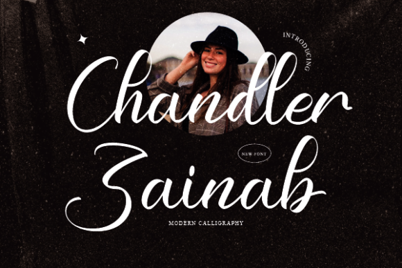 Chandler Zainab Font Poster 1