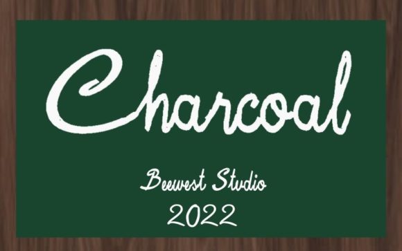 Charcoal Font Poster 2