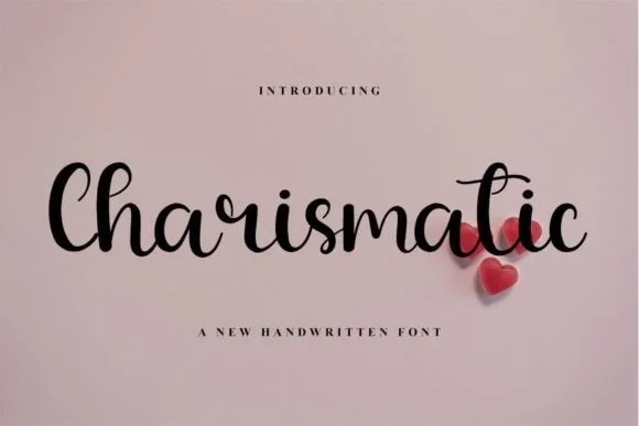 Charismatic Font Charismatic Font Poster 1