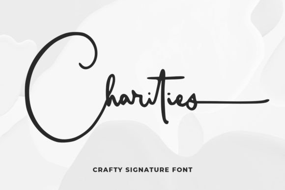 Charities Font Poster 1