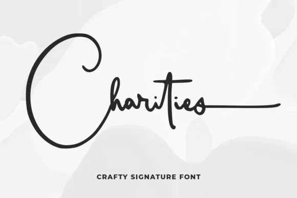 Charities Font Charities Font Poster 1