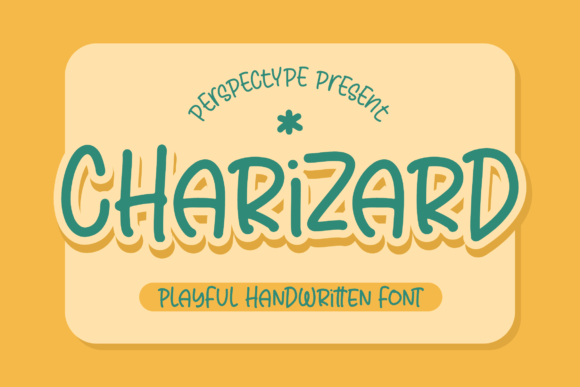Charizard Font Poster 1