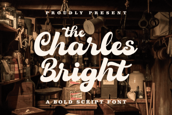 Charles Bright Font Poster 1
