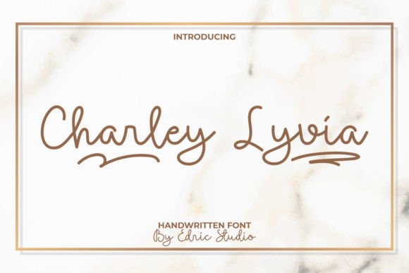 Charley Lyvia Font Poster 1