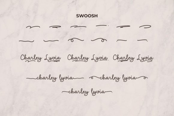Charley Lyvia Font Poster 7