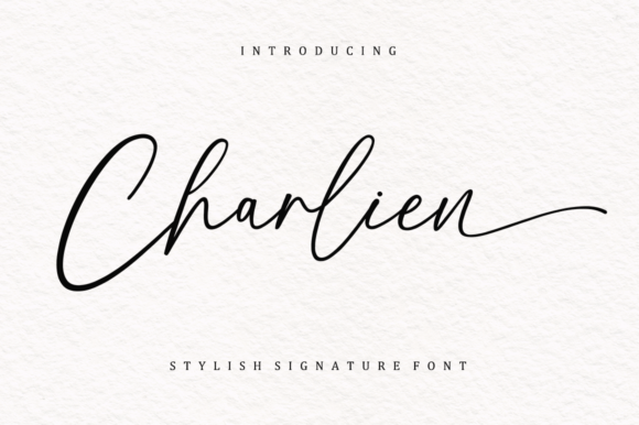 Charlien Font Poster 1