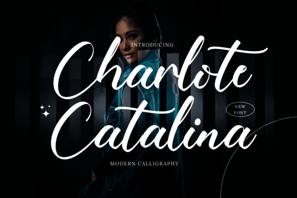 Charlote Catalina Font Poster 1