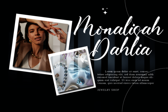 Charlote Catalina Font Poster 5