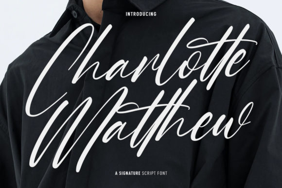 Charlotte Matthew Font Poster 1