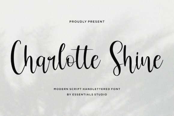 Charlotte Shine Font Poster 1