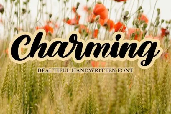 Charming Font Poster 1