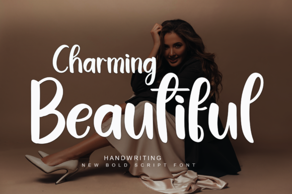 Charming Beautiful Font Poster 1