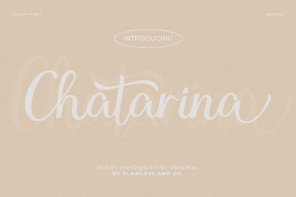 Chatarina Font Poster 1