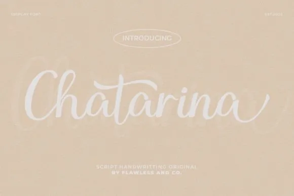 Chatarina Font Poster 1