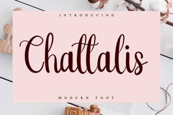 Chattalis Font Poster 1
