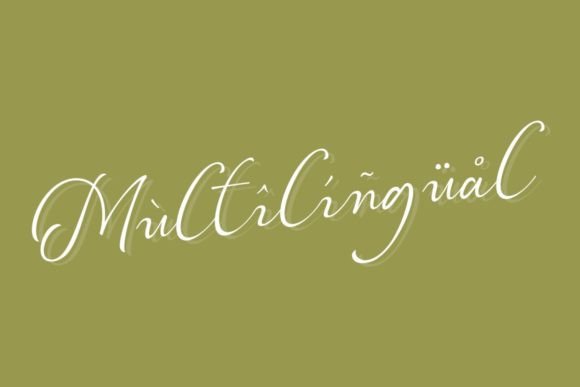 Checillonia Font Poster 12