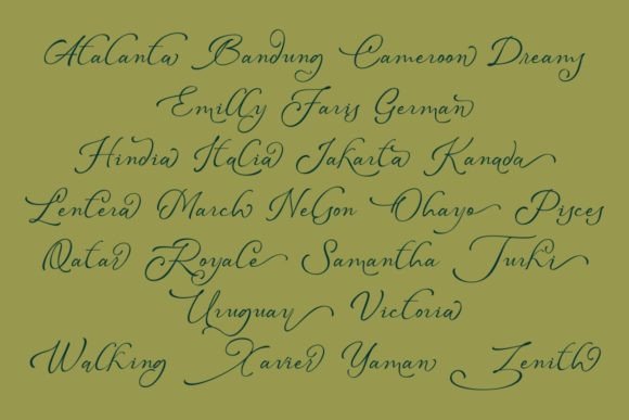 Checillonia Font Poster 4
