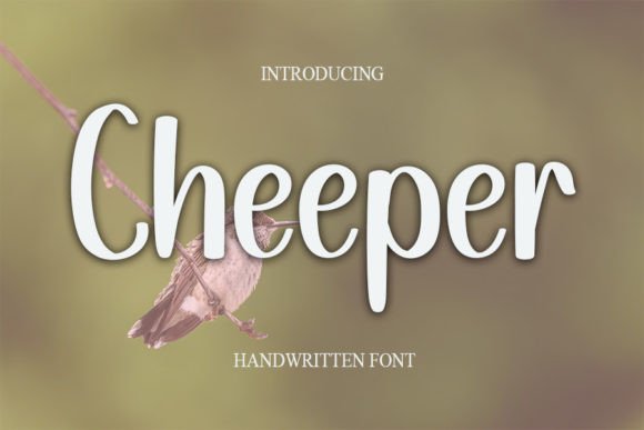 Cheeper Font Poster 1