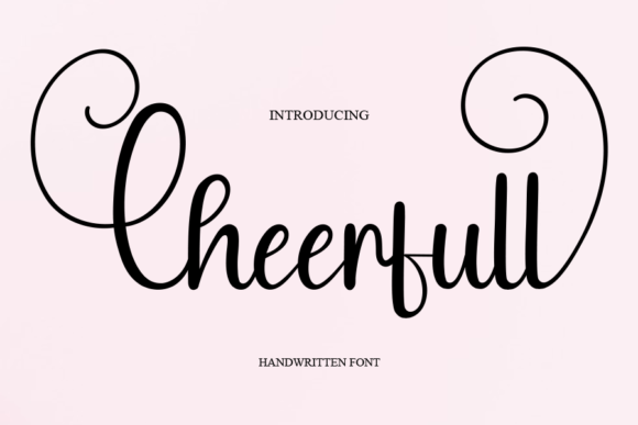 Cheerfull Font Poster 1