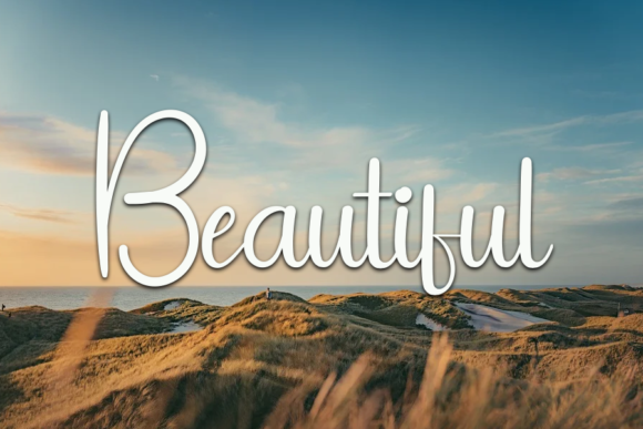 Cheerfull Font Poster 2