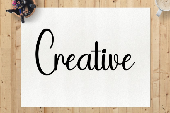Cheerfull Font Poster 3
