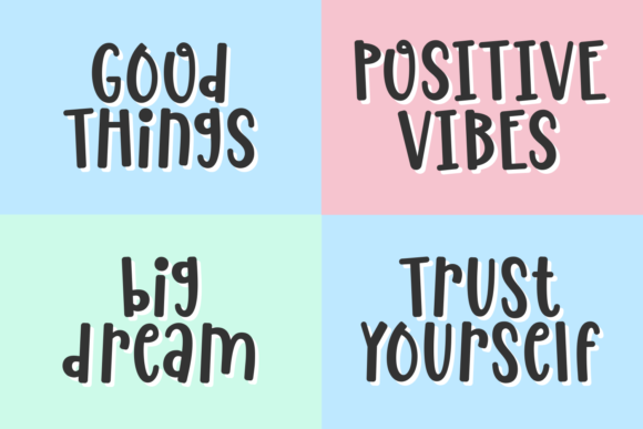 Cheerfully Font Poster 4