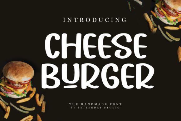 Cheese Burger Font Poster 1