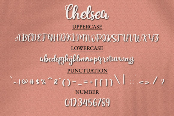 Chelsea Font Poster 5