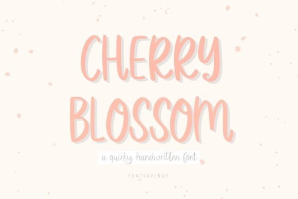 Cherry Blossom Font
