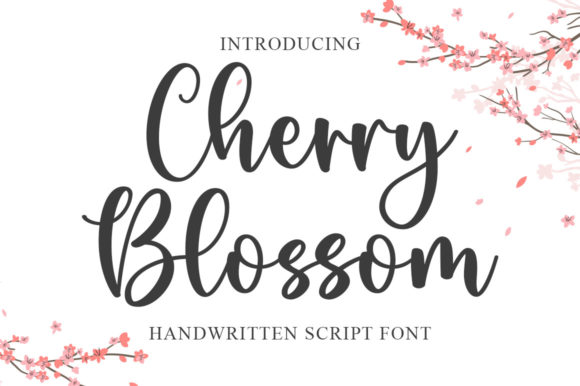 Cherry Blossom Font