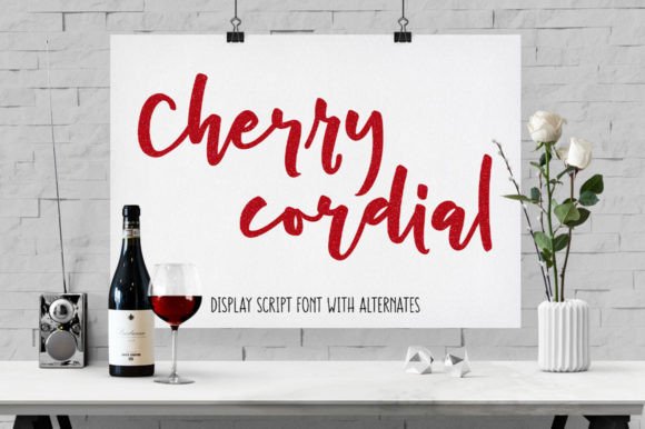Cherry Cordial Font Poster 1