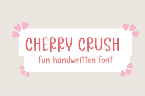 Cherry Crush Font Poster 1