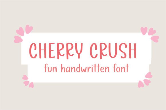 Cherry Crush Font Poster 1