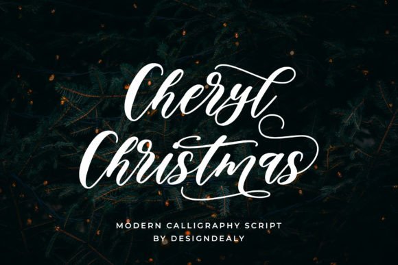 Cheryl Christmas Font Poster 1