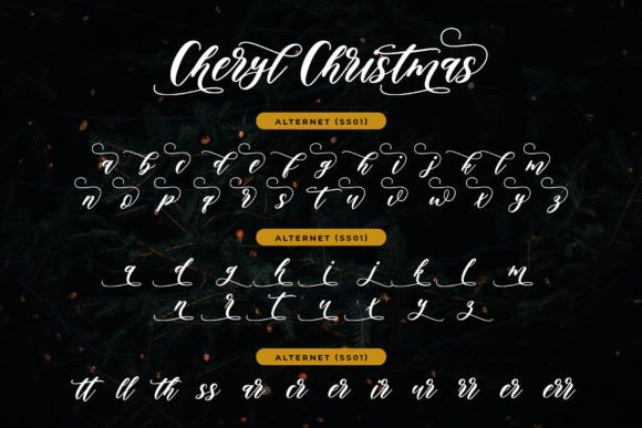 Cheryl Christmas Font Poster 6