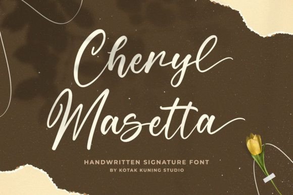 Cheryl Masetta Font Poster 1