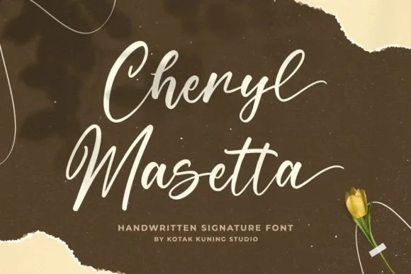 Cheryl Masetta Font Cheryl Masetta Font Poster 1