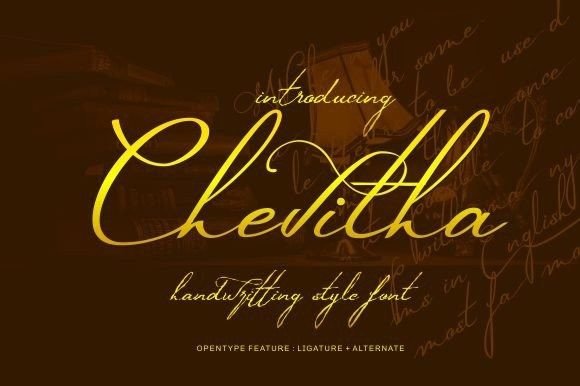 Chevitha Font Poster 1
