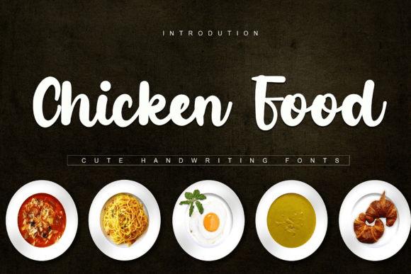 Chicken Food Font Poster 1