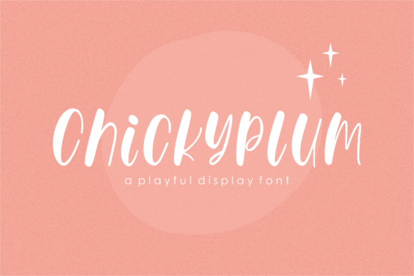 Chickyplum Font Poster 1