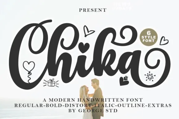 Chika Font Chika Font Poster 1
