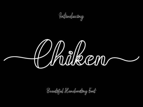 Chiken Font Poster 1