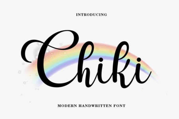 Chiki Font Poster 1