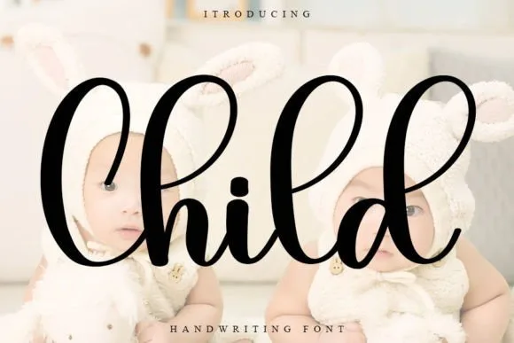 Child Font Child Font Poster 1