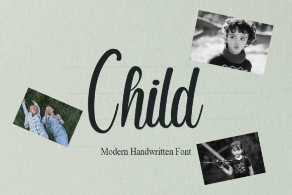 Child Font Child Font Poster 1