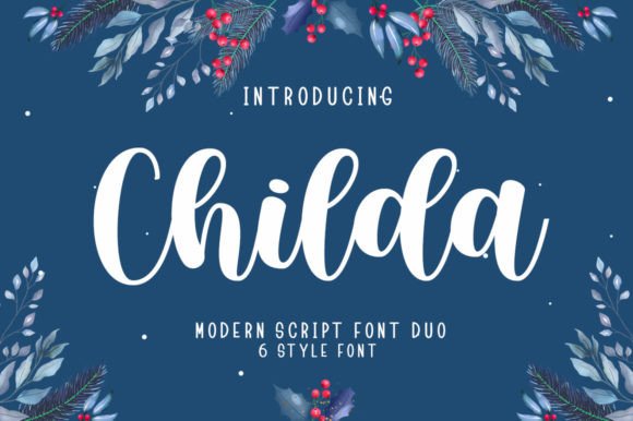 Childa Duo Font Poster 1