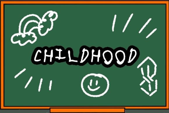 Childhood Font Poster 1