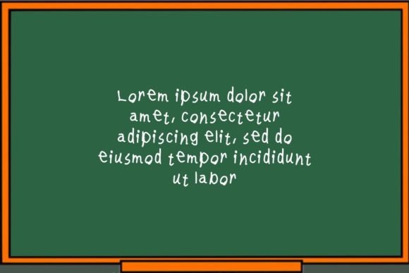Childhood Font Poster 3