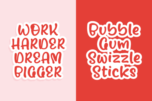 Childkiss Heart Font Poster 2